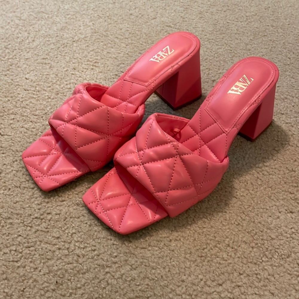 Pink heels